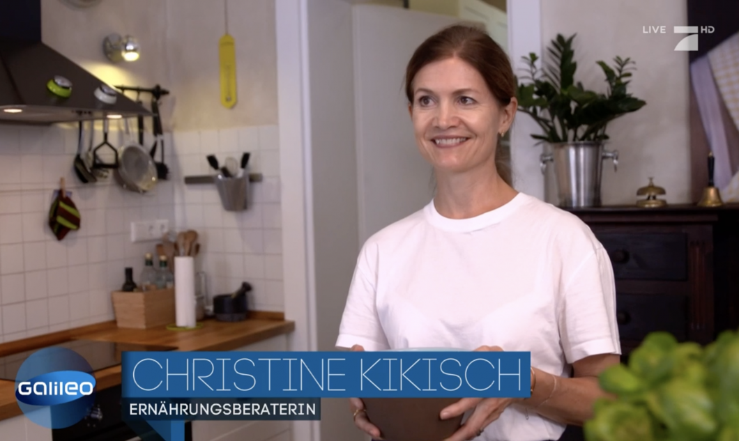 Ernährungsberaterin Christine Kikisch bei Galileo